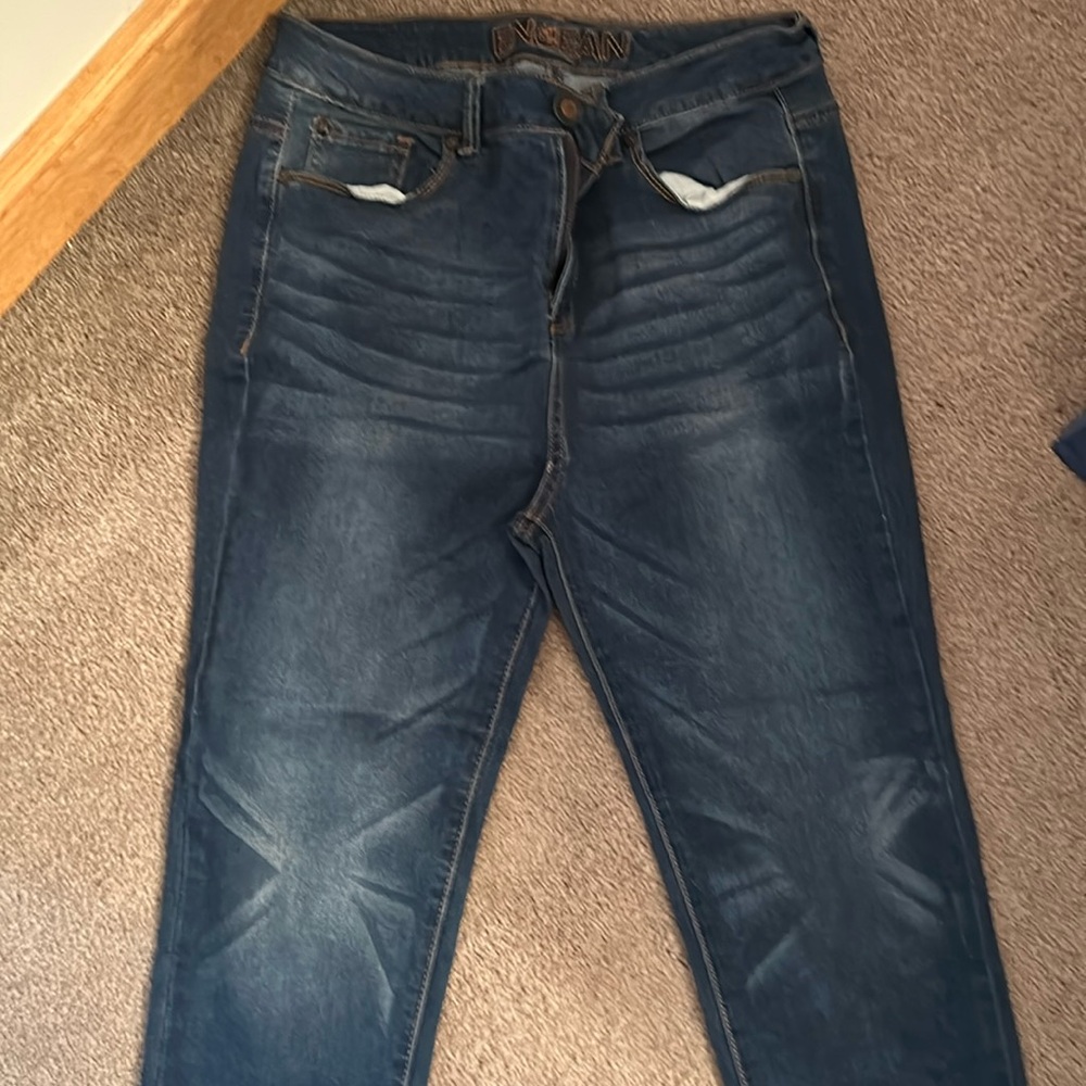 ENJean size 13 jeans color medium and stretchy.